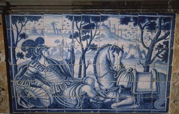 AZULEJOS EN LA ESCALERA DEL CAMERIN
GRANADA, IGLESIA DE SAN JUAN DE DIOS
GRANADA

This image is