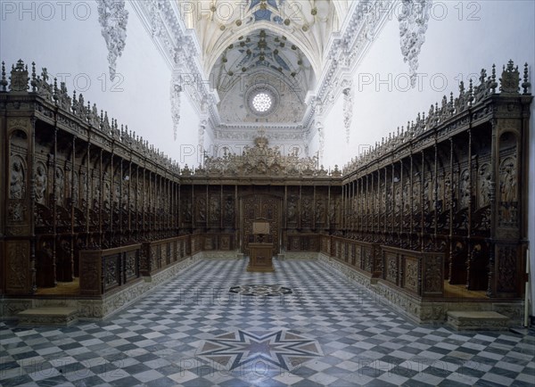 IGLESIA-CONJUNTO DE LA SILLERIA DEL CORO
JEREZ DE LA FRONTERA, CARTUJA
CADIZ
