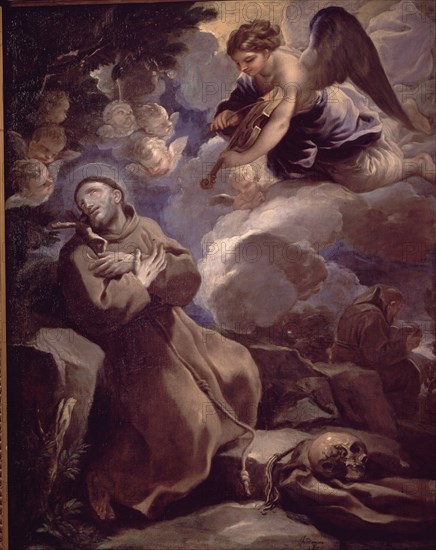 GIORDANO LUCA 1632/1705
LA VISION DE SAN FRANCISCO
ALCOBENDAS, CONVENTO DE LAS