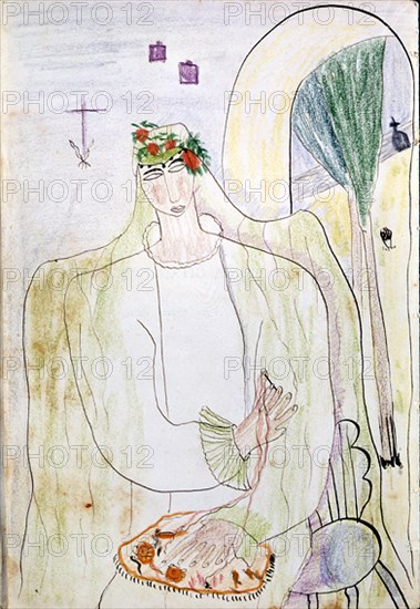 GARCIA LORCA FEDERICO 1898/1936
DIBUJO-MONJA BORDANDO
MADRID, FUNDACION GARCIA