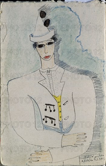 GARCIA LORCA FEDERICO 1898/1936
DIBUJO PARA EMILIA LLANES
MADRID, FUNDACION GARCIA
