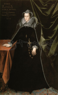 ANONIMO
MARIA ESTUARDO (1542-1587) REINA DE ESCOCIA DE 1565 AL 7-  MEDIDAS 215x140 CM-S