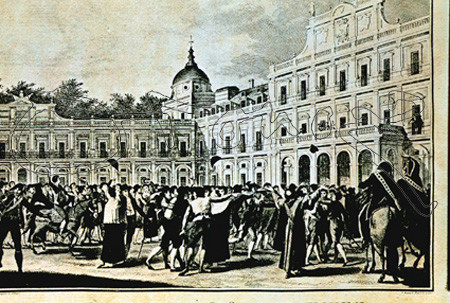 Gonzalez Velaquez, Mutiny of Aranjuez