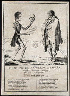 CARICATURA S XIX - FELICIDAD DE NAPOLEON A ESPAÑA
MADRID, MUSEO MUNICIPAL
MADRID