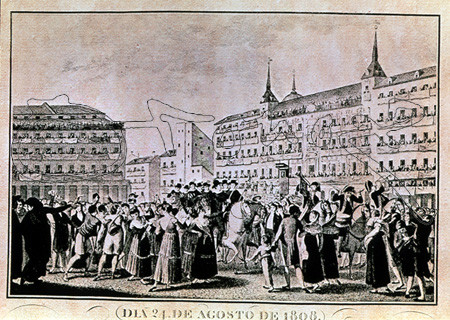 24 AGOSTO 1808-PROCLAMACION DE FERNANDO VII-MADRID
MADRID, MUSEO MUNICIPAL
MADRID