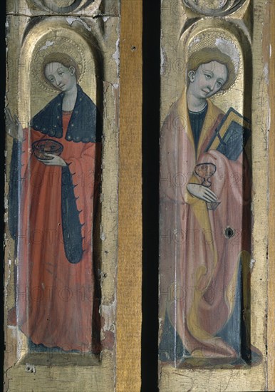 MUR RAMON
TABLA GOTICA S XV-STA LUCIA-STA CATALIN
RIPOLL, MUSEO MUNICIPAL
GERONA

This image