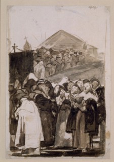 Goya, Une procession