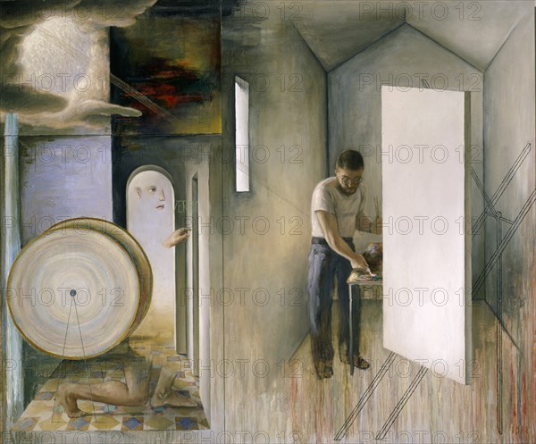 PEREZ VILLALTA GUILLERMO 1948-
DADOS:EL PENSAMIENTO Y LA PINTURA-1988
MADRID, GALERIA SOLEDAD