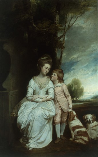 ROMNEY GEORGE 1734/1802
LA CONDESA DE ALBEMARLE Y SU HIJO- COLECCION IVEAGH BEQUEST
LONDRES,