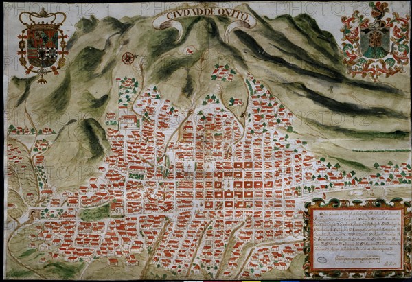 CIUDAD DE QUITO EN 1734-SIG PANAMA M Y P 134- URBANISMO HISPANOAMERICANO S XVIII
SEVILLA, ARCHIVO