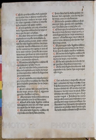 EIXIMENIS FRAI FRANCISCO1330/1409
VITA CHRISTI-ULTIMA PAG CON COLOFON-IMPR 1496
MADRID,