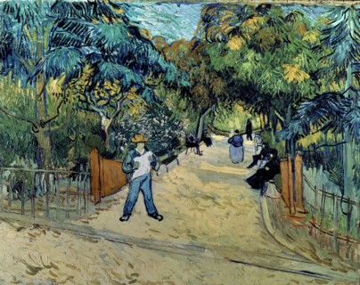 Van Gogh, L'entrée du jardin public à Arles