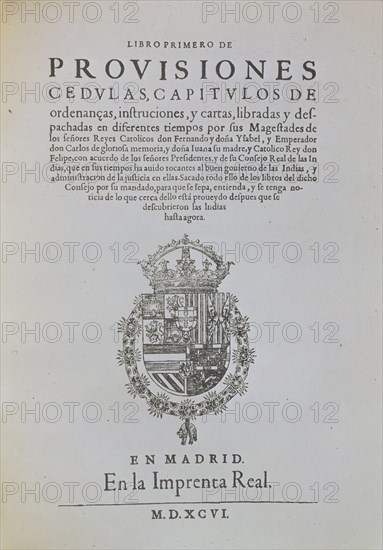 RECOPILACION DE LEYES DE LOS REINOS DE INDIAS-TOMO II-1681-PORTADA

This image is not