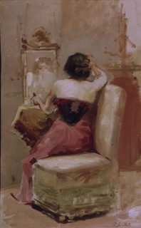 Sorolla, Femme se coiffant