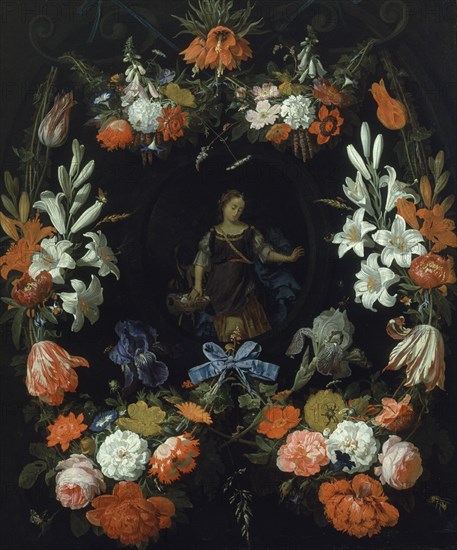 MIGNON ABRAHAM
GUIRNALDA DE FLORES-OLEO/LIENZO-102,5X84,5 CMS
BILBAO, MUSEO BELLAS