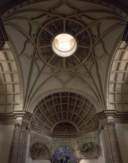 VANDELVIRA ANDRES 1509/75
INTERIOR-BOVEDA DEL CRUCERO
GUARDIA LA, IGLESIA PARROQUIAL
JAEN