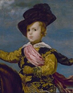 Vélasquez, Portrait équestre de Baltasar Carlos d'Espagne (détail)