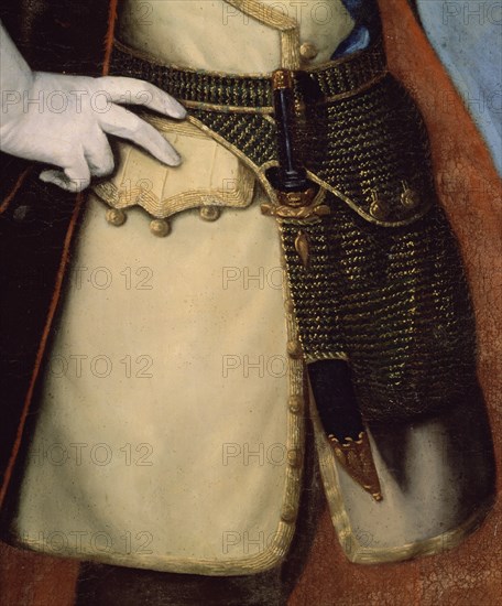 LIANI F
CARLOS III VESTIDO DE CAZADOR-DETALLE DE CUCHILLO Y BOLSA
RIOFRIO, PALACIO