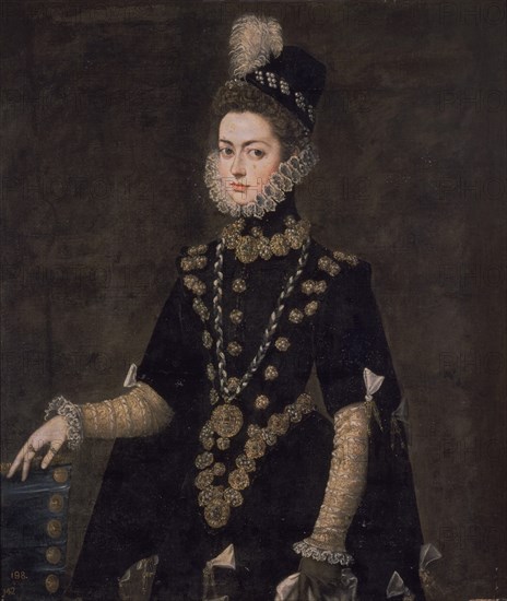 ANONIMO ESPAÑOL
LA INFANTA CATALINA MICAELA-1585-112X94 CM-OLEO/LIENZO
SAN LORENZO DEL ESCORIAL,
