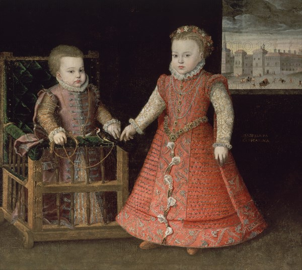 SANCHEZ COELLO ALONSO 1531/88
LAS INFANTAS ISABEL CLARA EUGENIA Y CATALINA MICAELA-1568-9
MADRID,
