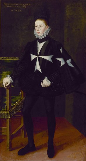 SANCHEZ COELLO ALONSO 1531/88
ARCHIDUQUE WENZEL DE AUSTRIA-1577 - ORDEN DE MALTA
PRAGA, GALERIA
