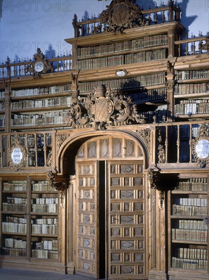 BIBLIOTECA ANTIGUA-PUERTA DE ENTRADA A CAMARA DE INCUNABLES
SALAMANCA, UNIVERSIDAD