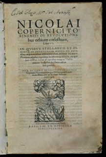 Copernic, Des révolutions des corps célestes