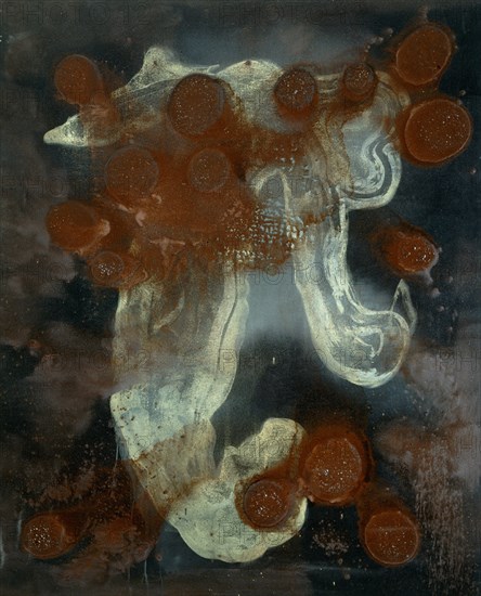 BROTO JOSE MANUEL 1949/
CULTIVO DIVINO-1990-ACRILICO/LIENZO-200X160 CM-
MADRID, GALERIA SOLEDAD