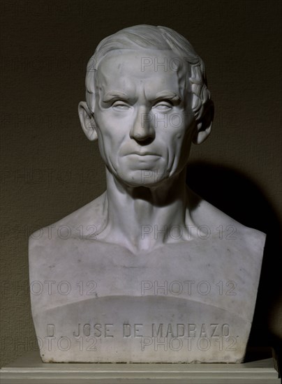 PONZANO PONCIANO 1813/77
BUSTO DE DON JOSE DE MADRAZO
MADRID, MUSEO DEL