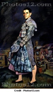 ZULOAGA IGNACIO 1870-1945
RETRATO DE BELMONTE CON TRAJE DE PLATA-1924-193X120 CM
ZUMAYA, MUSEO