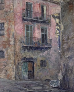 Ignacio Zuloaga (1870-1945)     CALLE DEL ANGEL DE GERONA - 1931 - OLEO/LIENZO - 80 x 67 CM.