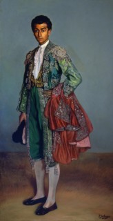 Ignacio Zuloaga (1870-1945)     RAFAEL ALBAICIN VESTIDO DE TORERO - 1941 - O/L 200x104.