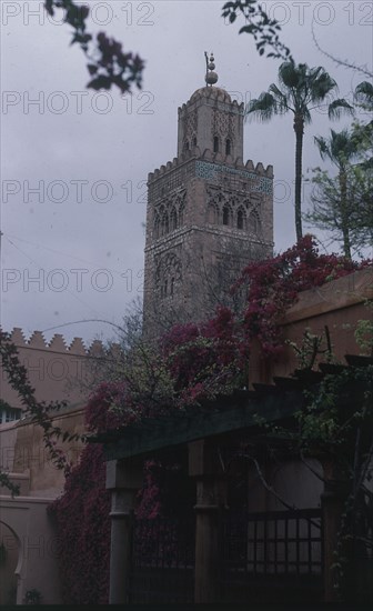 DETALLE SUPERIOR DEL MINARETE DE LA KUTUBIYYA- ARTE ALMOHADE S XII
MARRAKECH, MEZQUITA DE