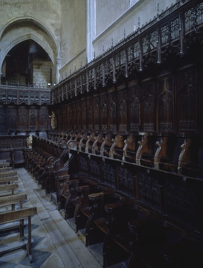 SILLERIA DEL CORO -
OÑA, MONASTERIO DE SAN SALVADOR
BURGOS