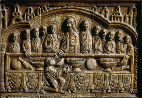 ARQUETA S FELIX-DET SANTA CENA-MARFIL-FINES S XI-
SAN MILLAN DE LA COGOLLA, MONASTERIO