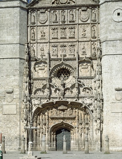 COLONIA SIMON TALLER
FACHADA RETABLO - 1490 - GOTICO TARDIO - ESCULTURAS DE FRANCISCO