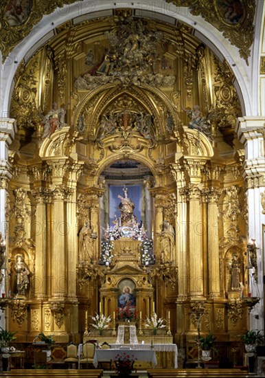 ALTAR MAYOR-VIRGEN DE LA MERCED-BARROCO-ROCOCO-
MURCIA, IGLESIA DE LA MERCED
MURCIA