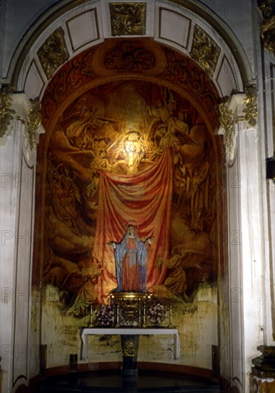 VIRGEN Y CAPILLA DE LA MERCED -
MURCIA, IGLESIA DE LA MERCED
MURCIA
