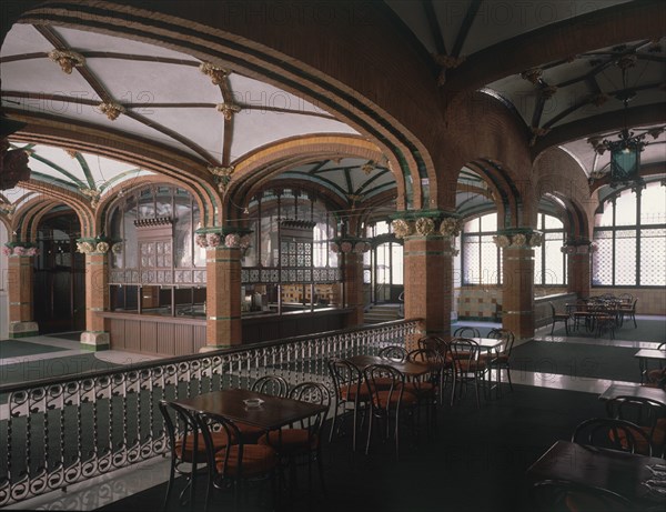 DOMENECH Y MONTANER LLUIS
CAFETERIA -
BARCELONA, PALACIO DE LA MUSICA
BARCELONA

This image is