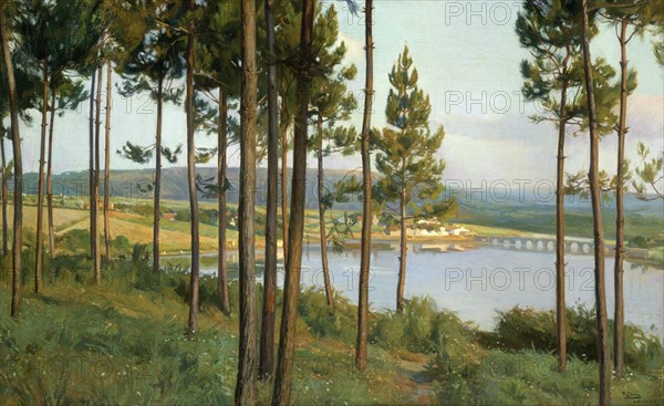 LLORENS FRANCISCO 1874-1948
LA RIA DEL BURGO-OLEO/LIENZO-1910-88X145 CM
MADRID, COLECCION