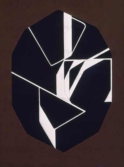 PALAZUELO PABLO 1916-
ESTUDIO PARA OVAL VI-50X38 CM-1990-GOUACHE/PAPEL
MADRID, GALERIA SOLEDAD