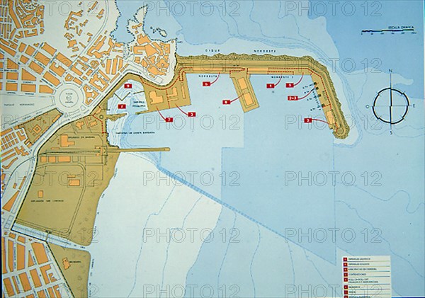 JOAN VILA MONCAU
PUERTO DE MELILLA- PLANO - 1924
