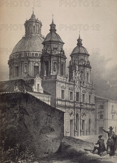 PARCERISA BOADA FCO JAVIER 1803-1876
LITOGRAFIA-IGLESIA DE SAN LUIS SEVILLA 1856
MADRID, LIBRERIA