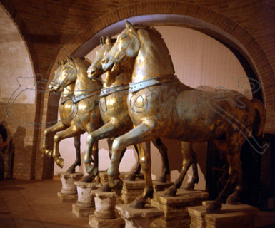 4 CABALLOS EN BRONCE(ANTES EN EXT DE LA IGL)-SE CREEN GRIEGO
VENECIA, MUSEO SAN MARCOS
ITALIA