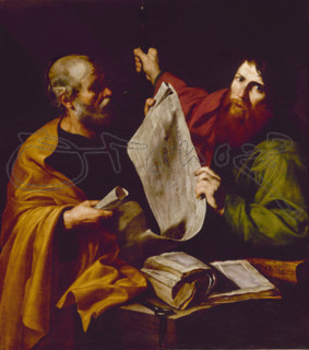 RIBERA JOSE DE 1591/1652
SAN PEDRO Y SAN PABLO-LIENZO 1,26x1,12 m-
ESTRASBURGO, MUSEO BELLAS