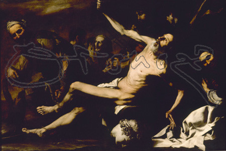 RIBERA JOSE DE 1591/1652
MARTIRIO DE SAN BARTOLOME-1629-
FLORENCIA, PALACIO PITTI/GALERIA