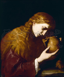 RIBERA JOSE DE 1591/1652
MAGDALENA EN MEDITACION- 0,78 x 0,61 m
FLORENCIA, COLECCION