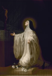 Goya, Portrait de Sainte Lutgarde
