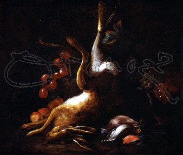 WEENIX JAN BAPTIST
BODEGON DE CAZA-S XVII
MADRID, COLECCION GARCIA OBREGON
MADRID

This image