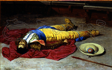 CHAVES J
EL PICADOR HERIDO-1877-
CORDOBA, COLECCION VALVERDE
CORDOBA

This image is not